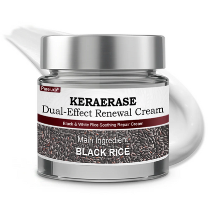 Pureluxo® KERAERASE Dual-Effect Renewal Cream — MHRA-certified treatment for abnormal skin growths and damage (suitable for warts, seborrhoeic keratosis, skin tags, keratin build-up, pigmentation, age spots, hyperplasia, and more).