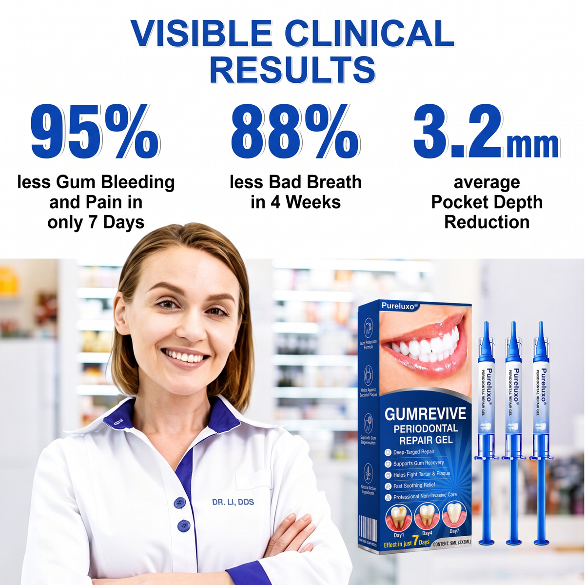 🇬🇧Pureluxo® 🦷GumRevive periodontal repair gel🌿