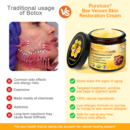 Made and Shipped from UK ✨ Pureluxo® Bee Venom Skin Restoration Cream ⏰ LAST DAY 80% OFF