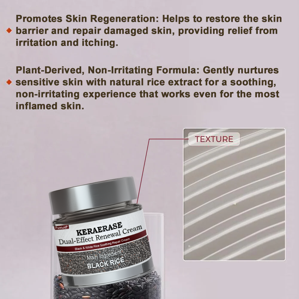 Pureluxo® KERAERASE Dual-Effect Renewal Cream — MHRA-certified treatment for abnormal skin growths and damage (suitable for warts, seborrhoeic keratosis, skin tags, keratin build-up, pigmentation, age spots, hyperplasia, and more).